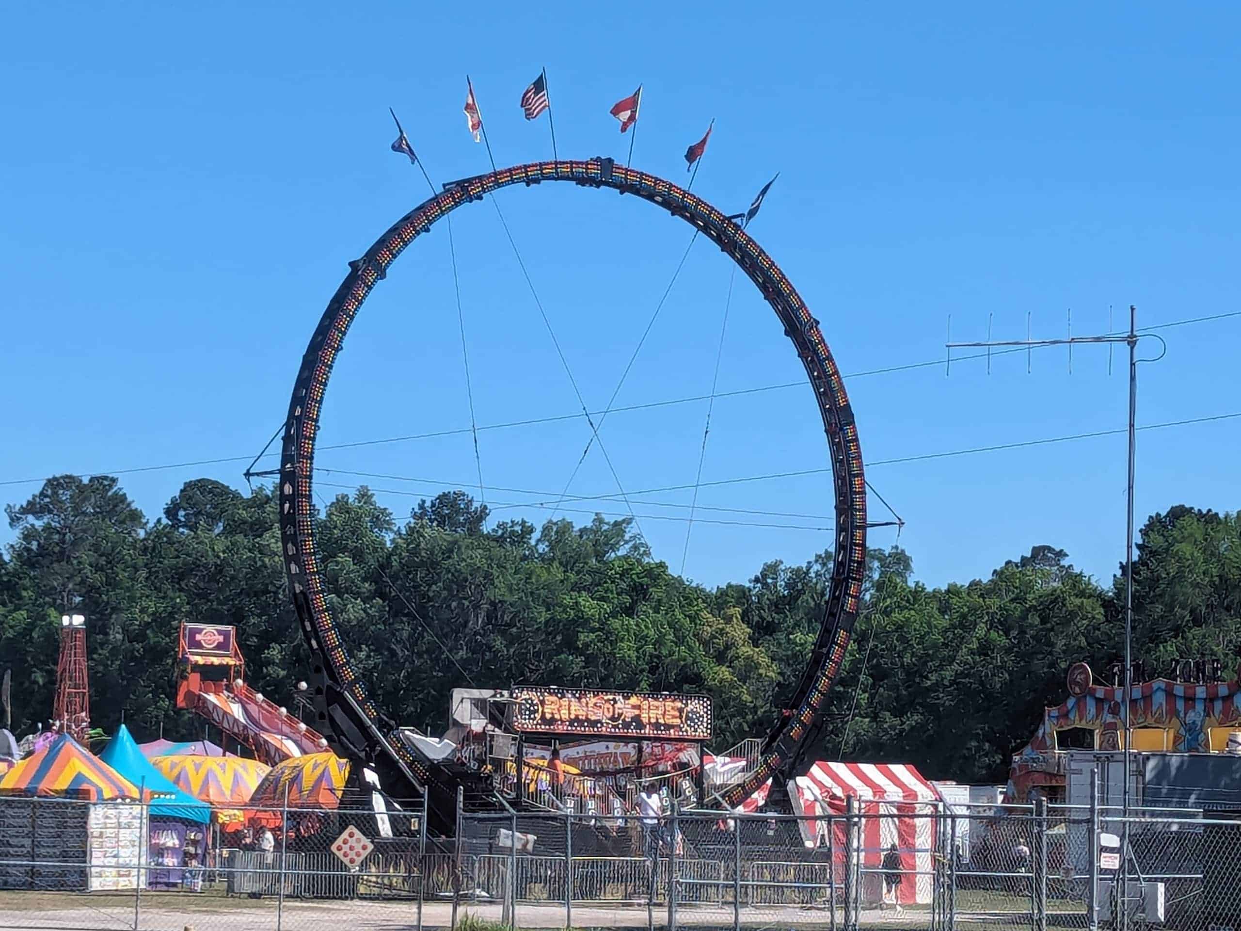 Belle City Midway rides at the fair