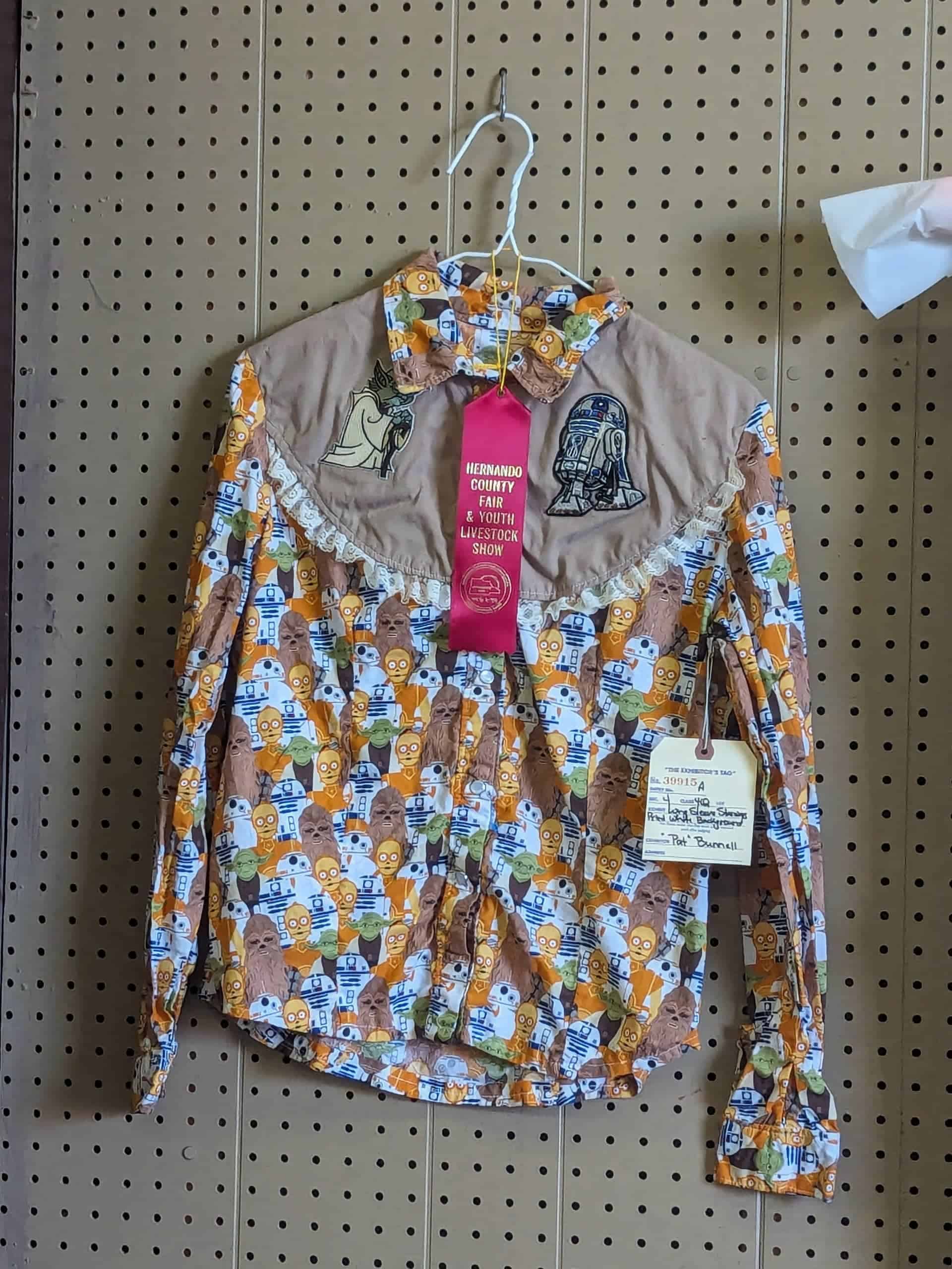 Quilted Star Wars long sleeve shirt by Pat Bunnell