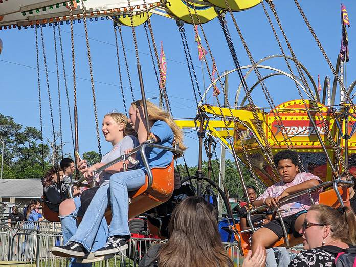 Belle City Midway rides at the fair