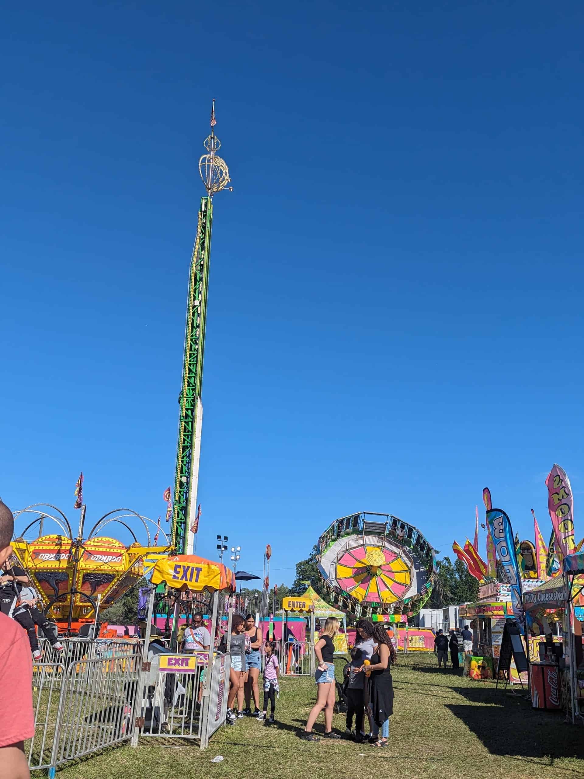 Belle City Midway rides at the fair