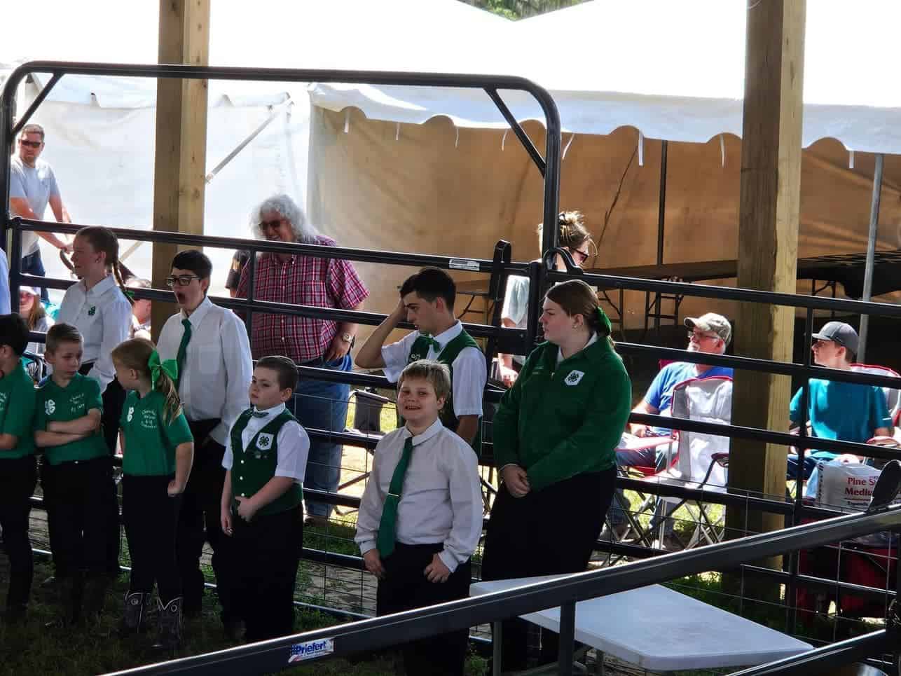 Youth exhibitors kick off the show. [Courtesy photo, FAWE]