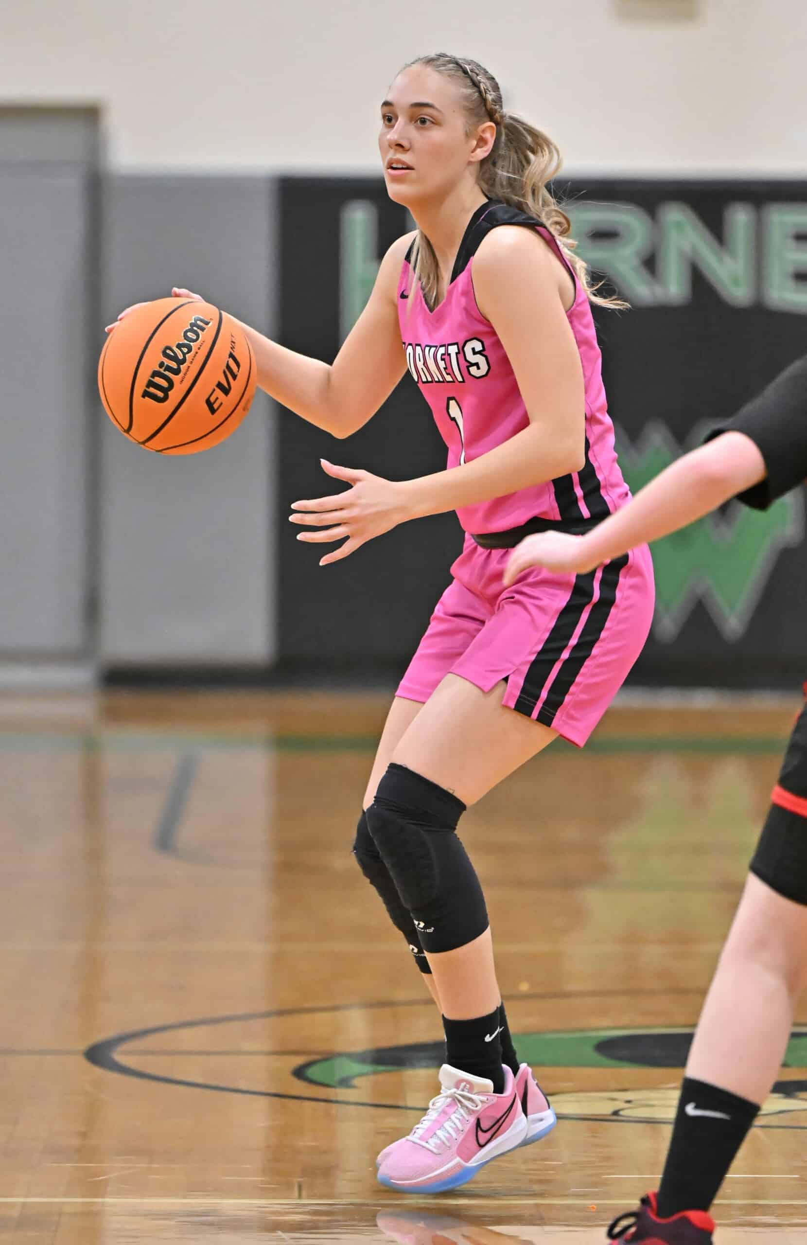 Weeki Wachee's Paige Atwater broke a trio of school records in February during a single game against the Hudson Cobras. [Photo by Daniel Brovont]