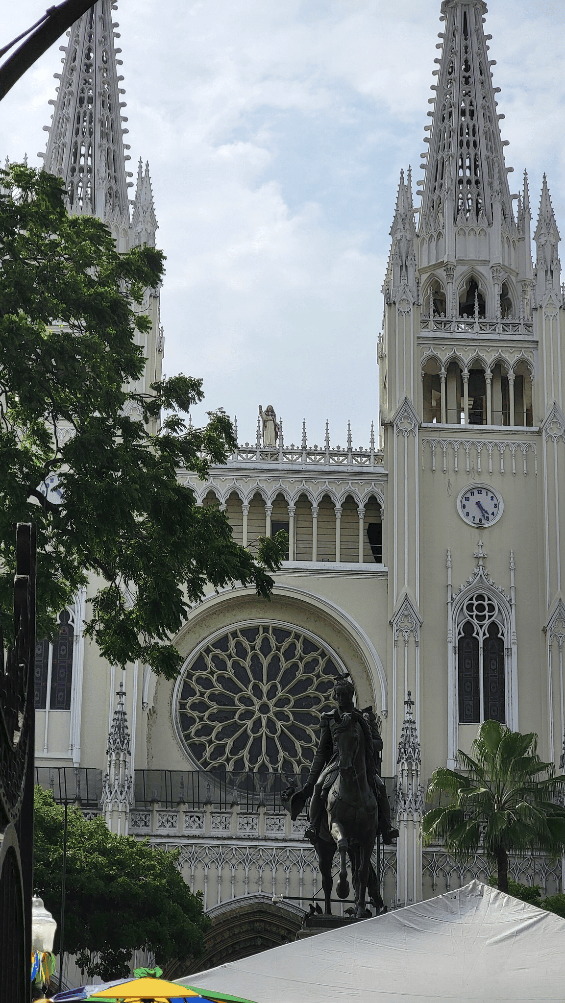 Neo-Gothic-style Metropolitan Cathedral of Guayaquil
It boasts several magnificent ceilings and one hundred twenty-six-stained-glass windows. 