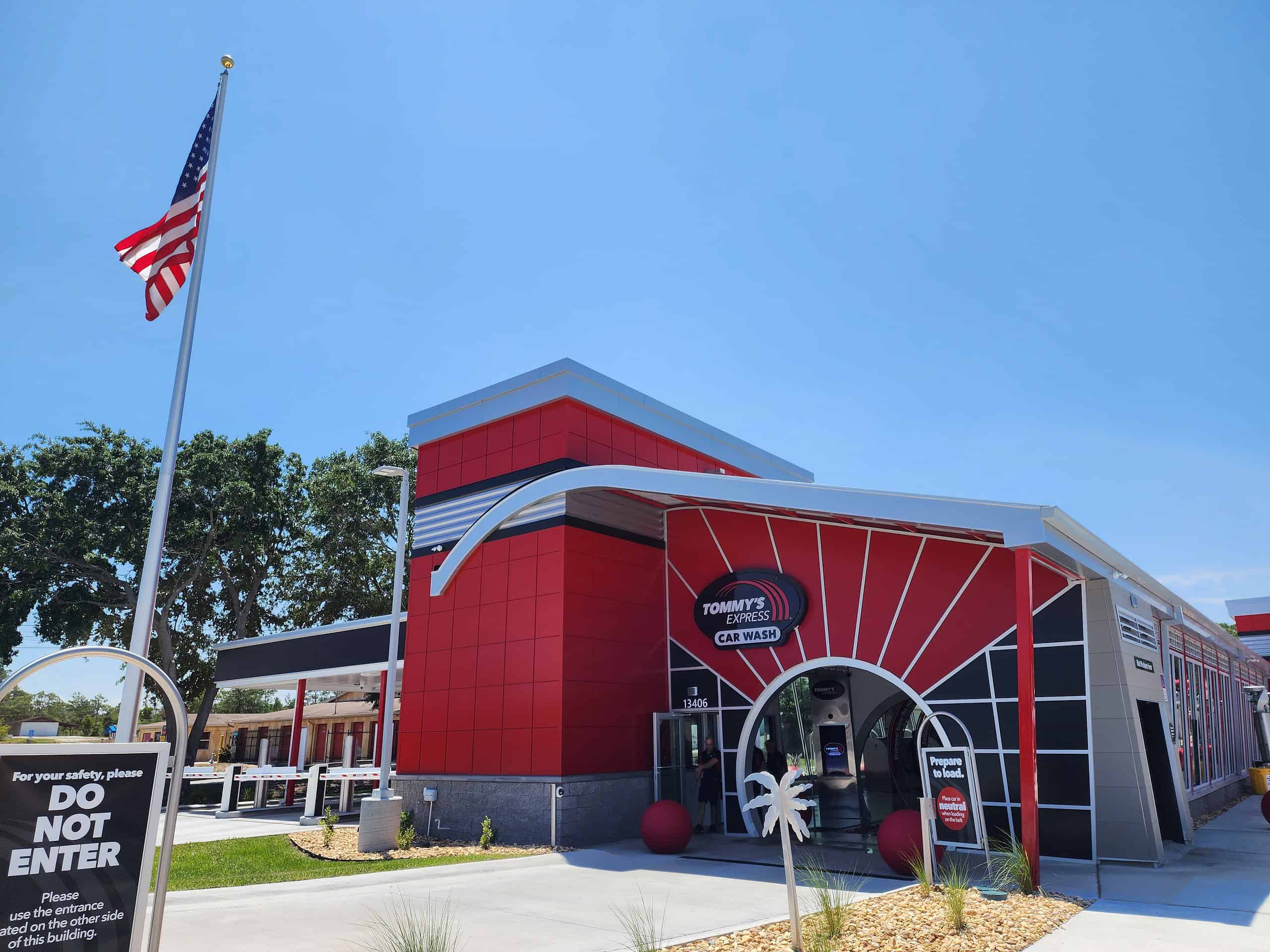 New location for Tommy's Express Car Wash at 13406 Cortez Boulevard in Brooksville. [Photo by Austyn Szempruch]