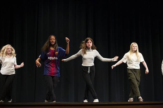 (L to R )Avery Norris, Jaelle Perez, Eden Ireland, Kennedy Norris in "Evolution of Dance"