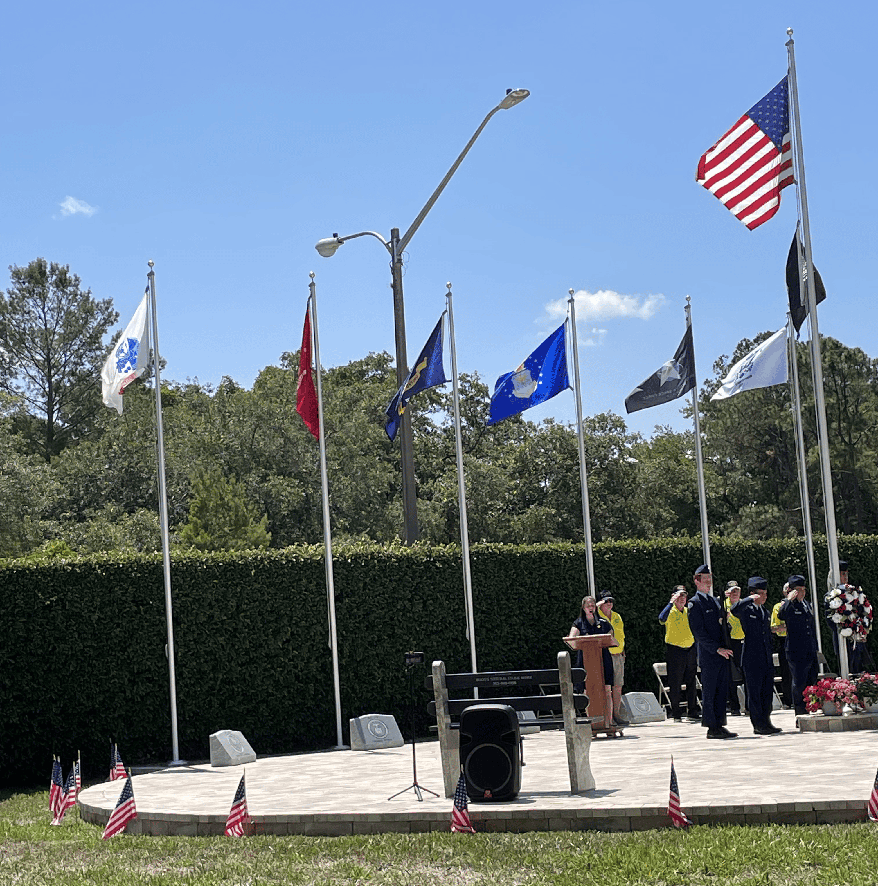 Memorial Day service [Photo by Sarah Nachin]