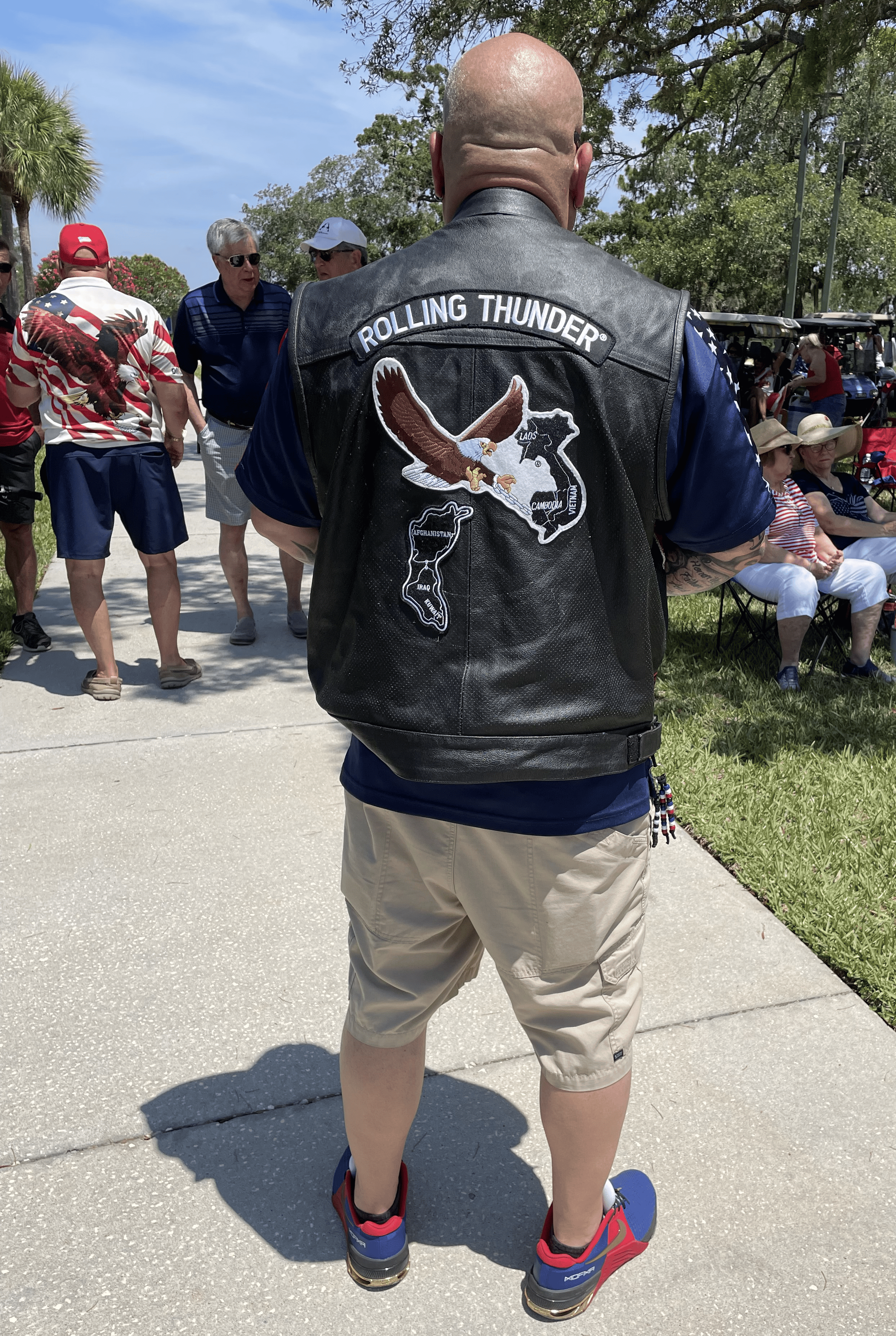 Rolling Thunder vest worn by Gaetano Broccoli [Photo by Sarah Nachin]