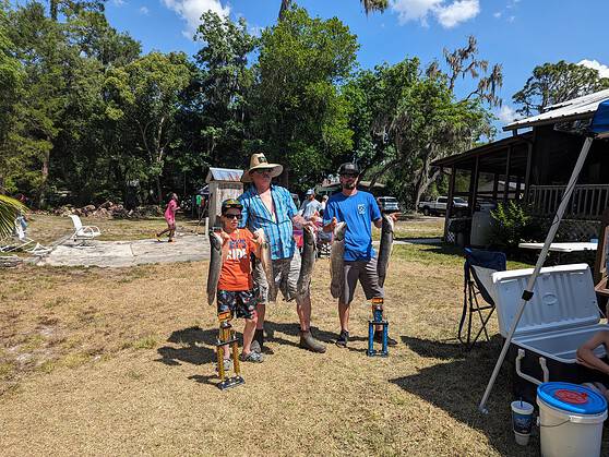 Tanner Martin, Dave Criswell and James Metcalf with a fine catch!
