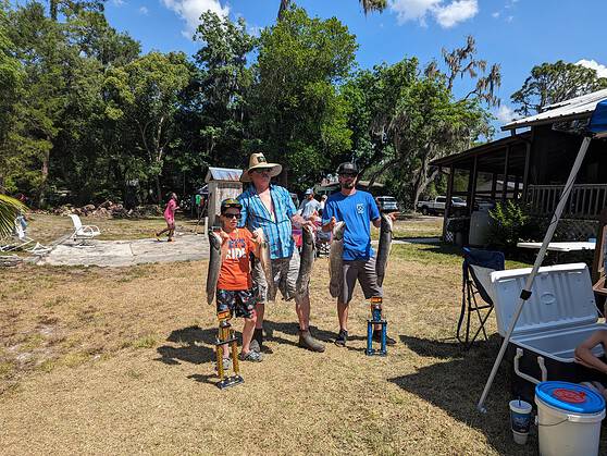 Tanner Martin, Dave Criswell and James Metcalf with a fine catch!