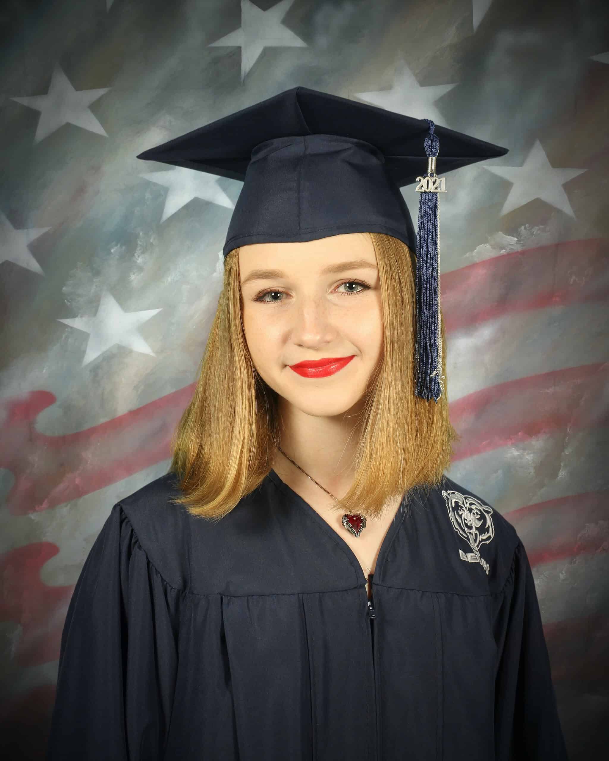 Valentina Tomashosky's graduation photo. [Courtesy photo]