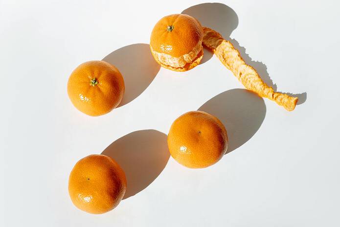 Oranges and orange peel