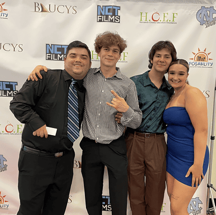 (L-R) James Richters, Braden Radtke, Robert Kordon, Abby DiBartolomeo [Courtesy photo]