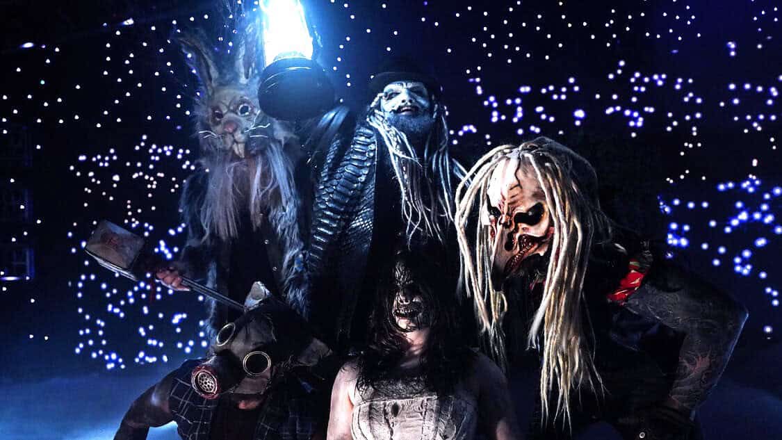 Uncle Howdy, played by Brooksville's Taylor Rotunda, holds up a lantern symbolic of Bray Wyatt, the wrestling persona of his late brother Windham Rotunda. This was the first appearance of the group known as the Wyatt Sicks on WWE Monday Night Raw on June 17 in Corpus Christi, Texas. [WWE.com]