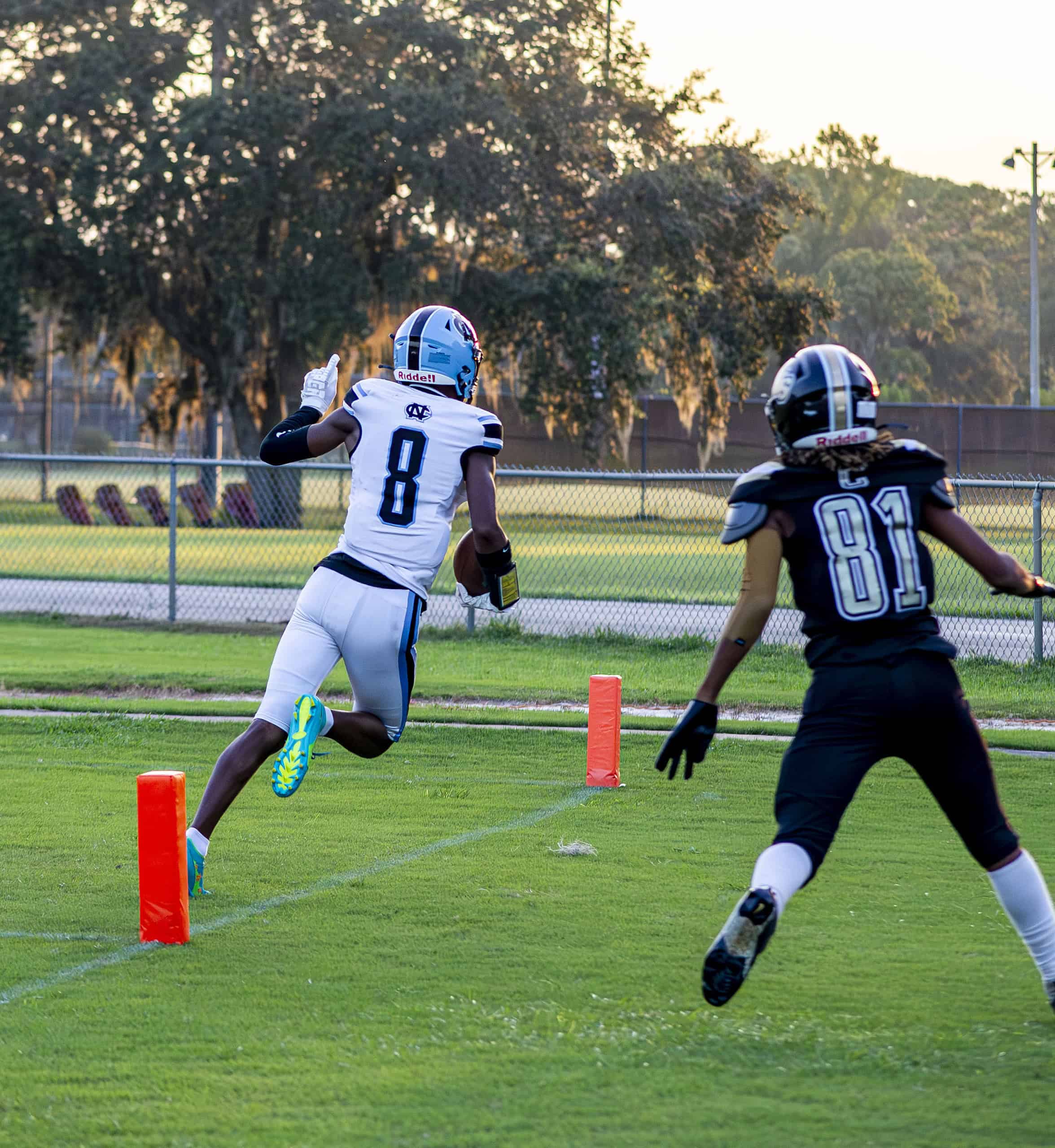 NCT's Jacorrion Owens scores a touchdown.   
[Photo by Hanna Maglio]