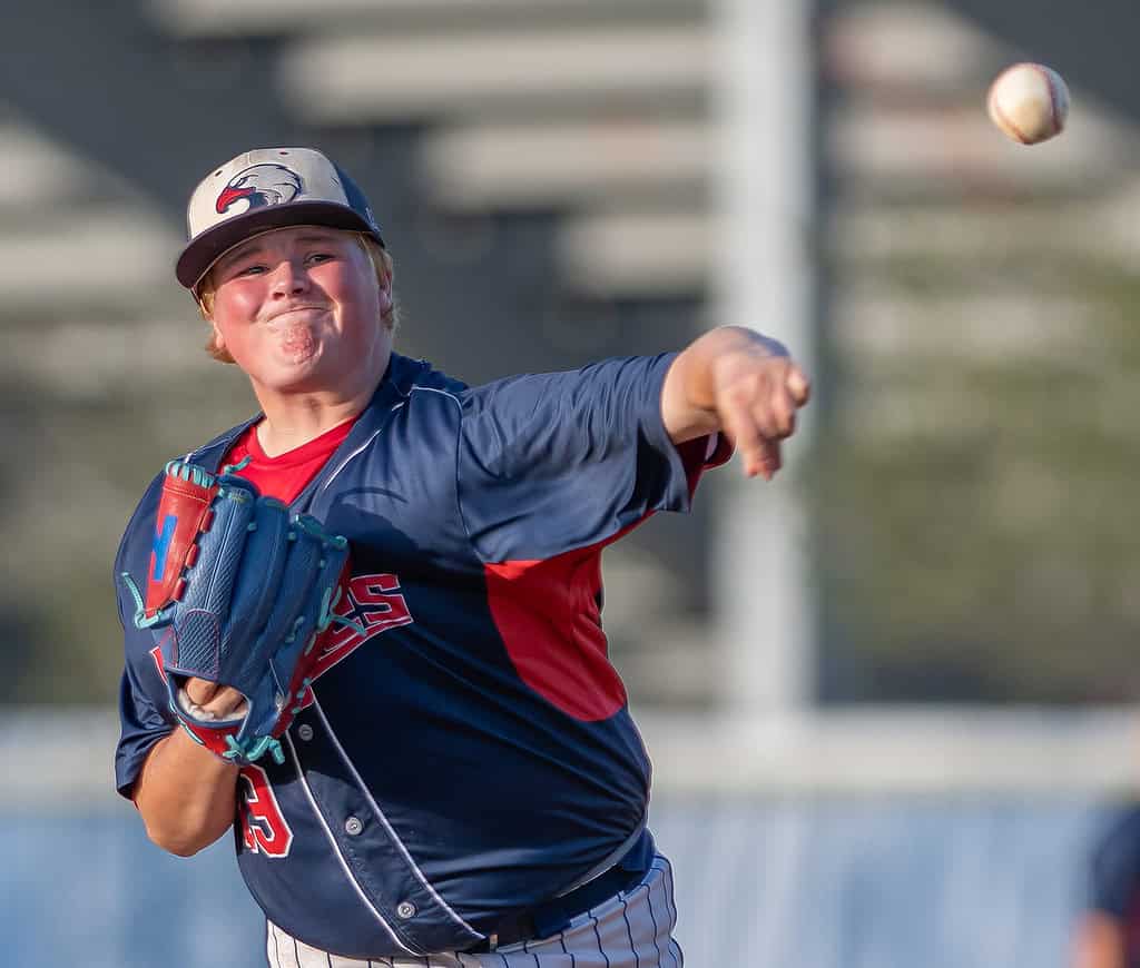 Springstead High's Niko Dibenedetto kept the score close in relief Thursday against New Smyrna Beach . [Photo by Joe DiCristofalo]