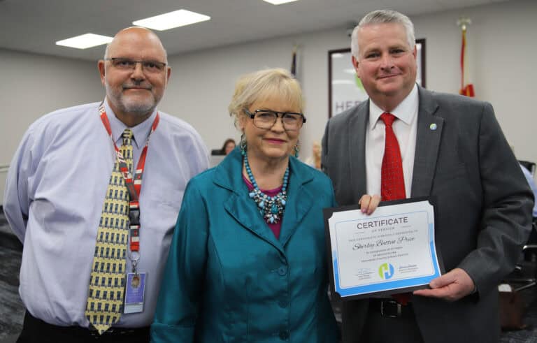 School Board Honors 47-Year Veteran Bus Driver